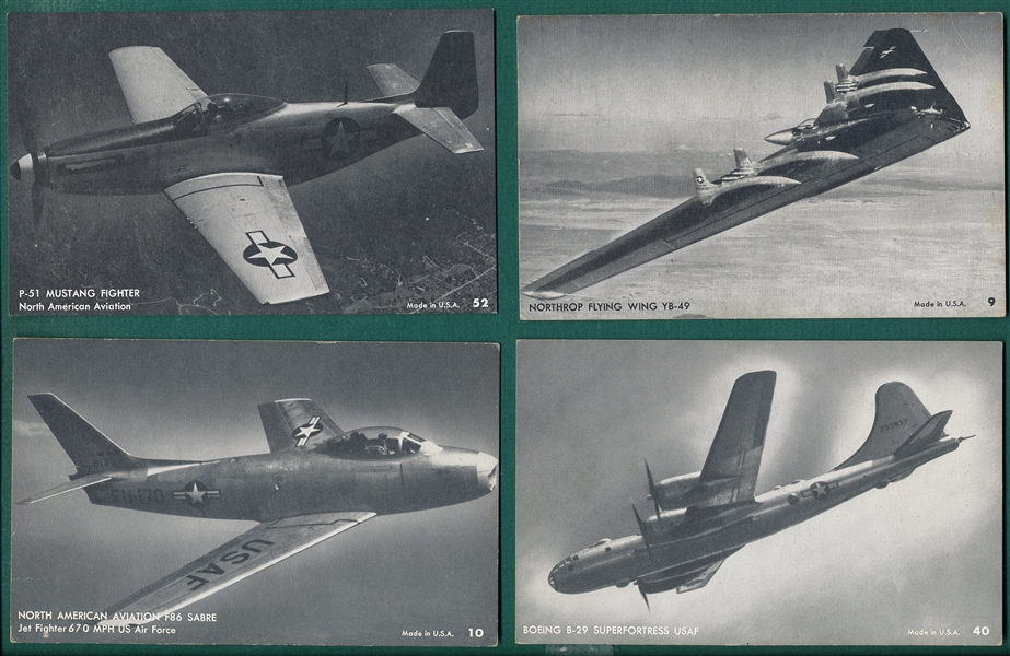 1950s Exhibits Airplanes Complete Set (64)