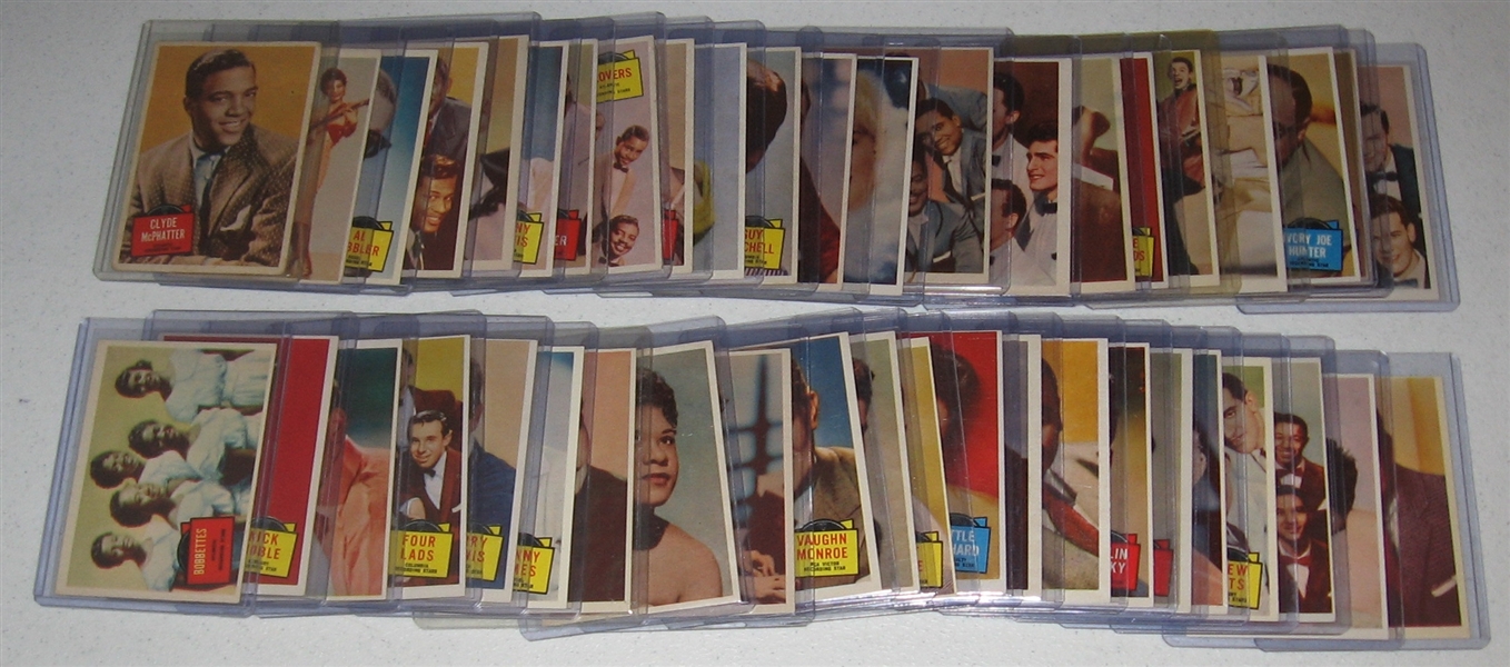 1957 Topps Hit Stars Complete Set (88) W/ Wrapper