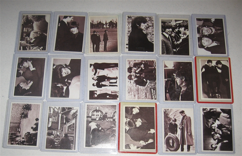 1964 Topps Beatles A Hard Days Night Complete Set (55) *Mid Grade*