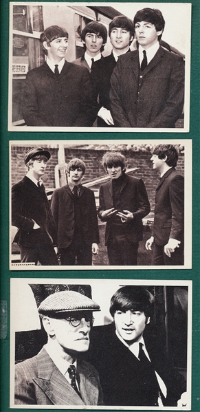 1964 Topps Beatles A Hard Days Night Lot of (23) W/ Wrappers & #55 Last Card
