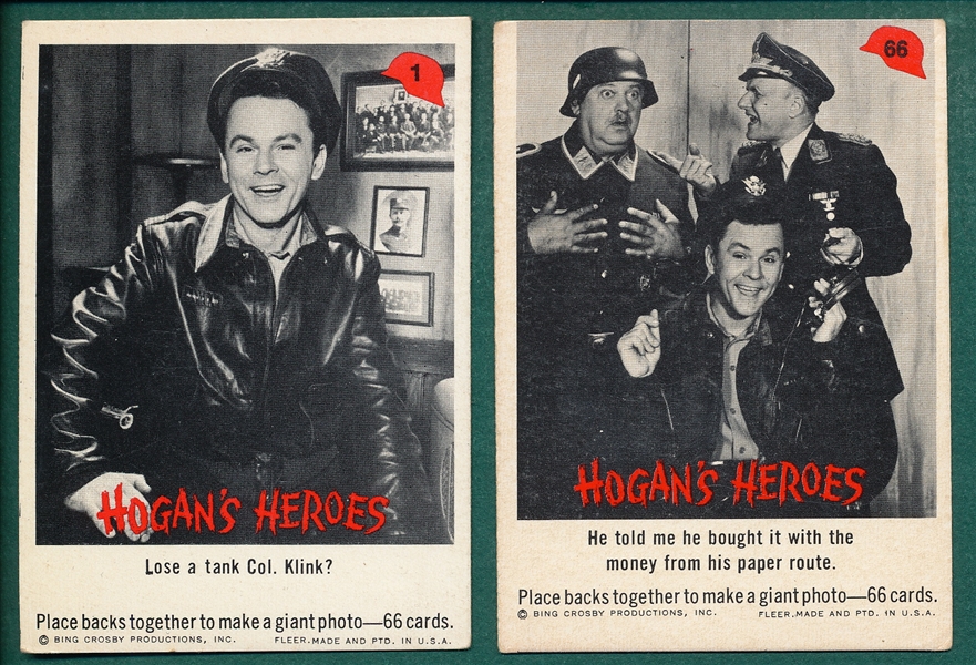 1965 Fleer Hogan's Heroes Complete Set (66)