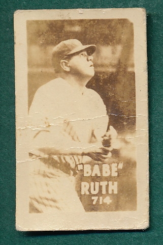 1948 Topps Magic Photo Baseball #6K Babe Ruth 