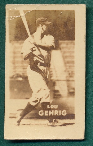 1948 Topps Magic Photo Baseball #14K Lou Gehrig