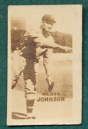 1948 Topps Magic Photo Baseball #15K Walter Johnson