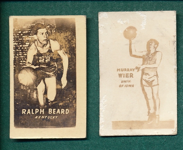1948 Topps Magic Photo Complete Basketball Series B, Lot of (6)  