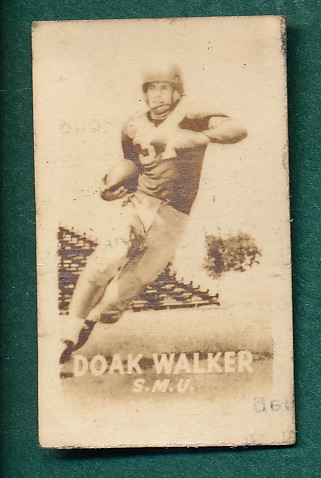 1948 Topps Magic Photo AA Football Thrills Series C, Lot of (4) W/ Doak Walker