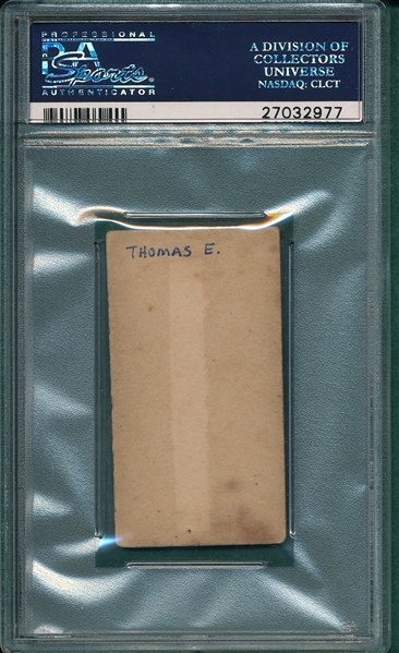1887 N172 059-4 Thomas Burns Old Judge Cigarettes PSA 1 (MK)