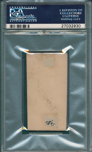 1887 N172 499-2 Art Whitney Old Judge Cigarettes PSA Authentic 