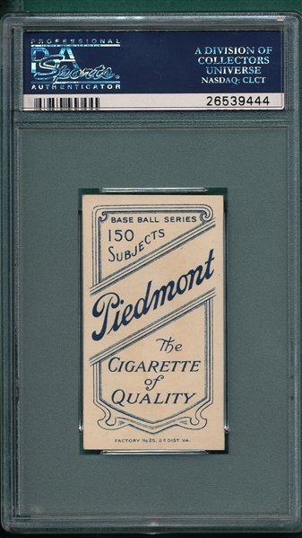 1909-1911 T206 Gilbert Piedmont Cigarettes PSA 6
