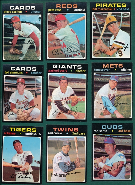 1971 Topps Baseball Complete Set (752) *Beautiful, Crease Free*