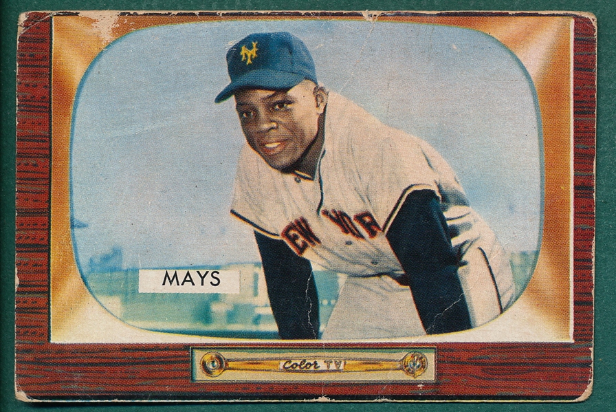 1955 Bowman #184 Willie Mays 