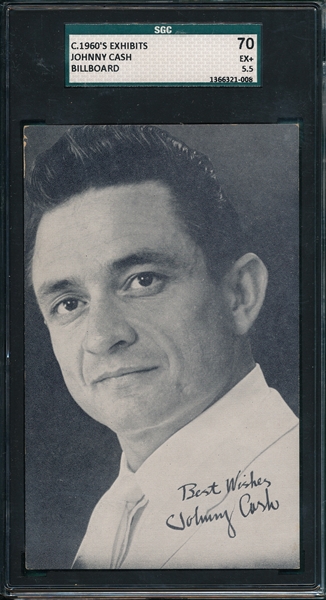 1960 Exhibits Johnny Cash SGC 70