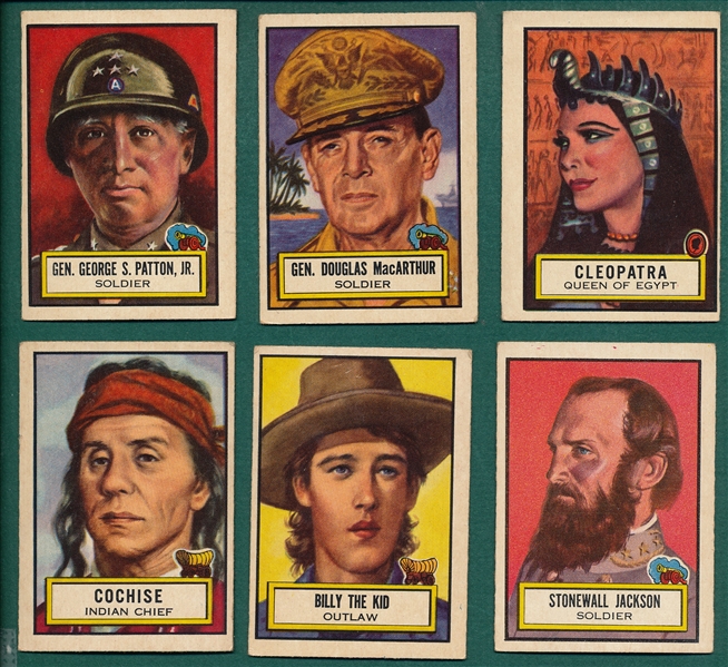 1952 Topps Look & See Lot of (29) W/ Cleopatra
