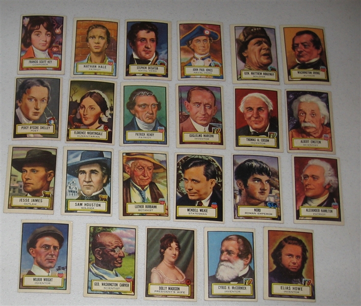 1952 Topps Look & See Lot of (29) W/ Cleopatra