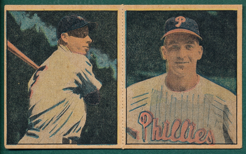 1951 Berk Ross Panel 2-7 Hamner & 2-5 Joe Dimaggio