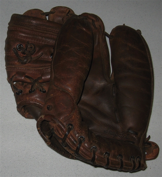 Stan Musial, Ted Williams & Willie Mays Baseball Gloves Lot of (3)