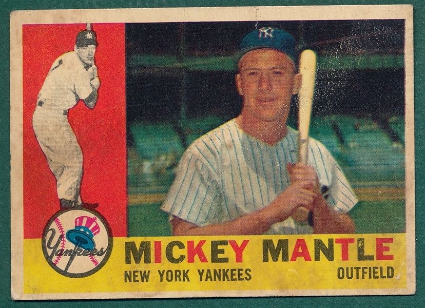 1960 Topps #350 Mickey Mantle 