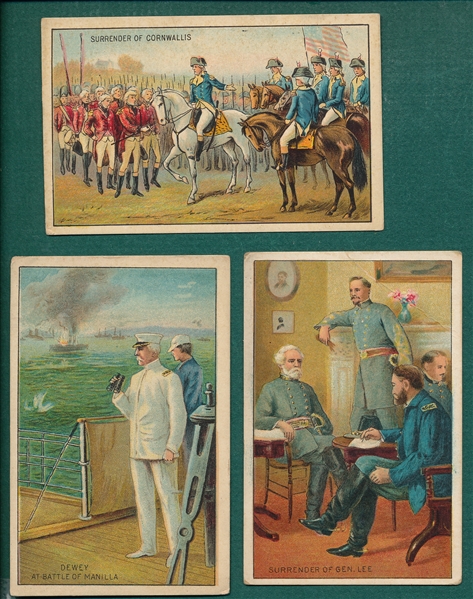 1910 T70 Historical Events Lot of (3) 
