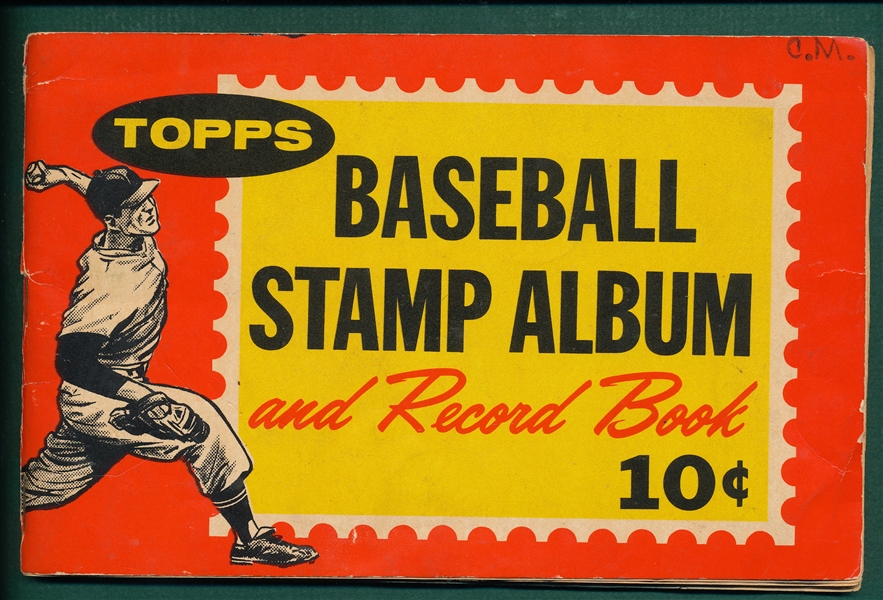 1962 Topps Stamps Album W/ Stamps