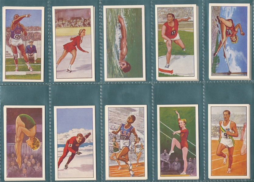 1930s Lot of (4) Misc. Sports Sets W/ Jesse Owens