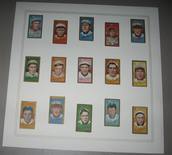 1911 T205 Lot of (2) Matted Displays of (31) Cards W/ Bresnahan