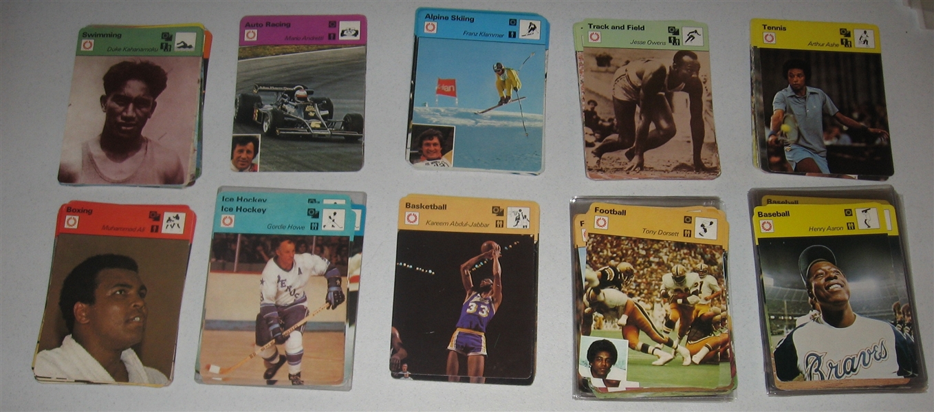 1977-79 Editions Recontre, Sportscasters, Italy, Lot of over (900) W/ Babe Ruth