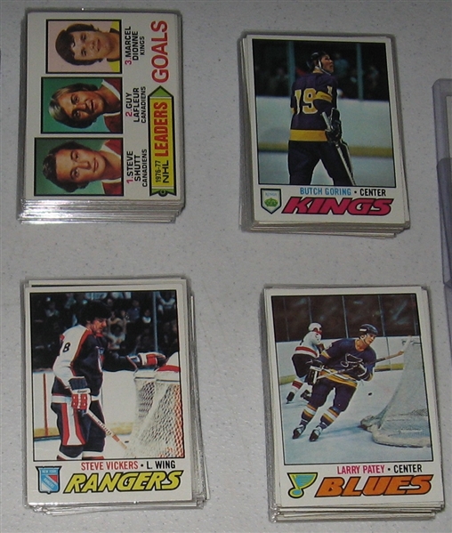 1977-78 Topps Hockey Partial Set (185/264) W/ Orr