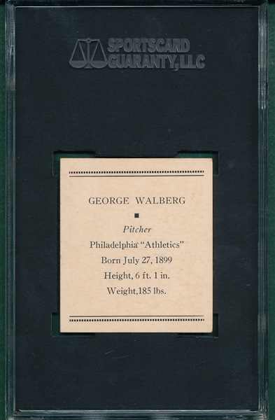 1933 R305 Walberg Tattoo Orbit SGC 82