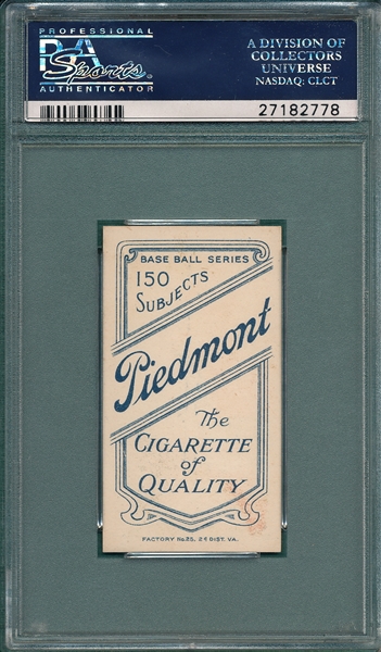 1909-1911 T206 Lindaman Piedmont Cigarettes PSA 5