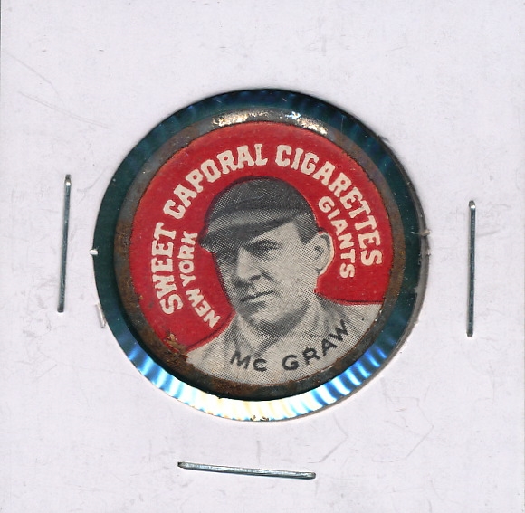 1909-12 PX7 Domino Discs John McGraw Sweet Caporal Cigarettes