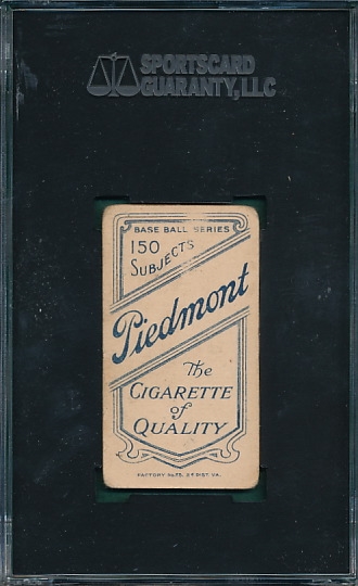 1909-1911 T206 Pattee Piedmont Cigarettes SGC 40 *Horizontal*