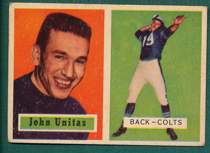 1957 Topps FB #138 Johnny Unitas *Rookie*
