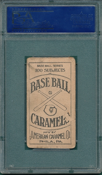1909 E90-1 Vic Willis American Caramel PSA 2
