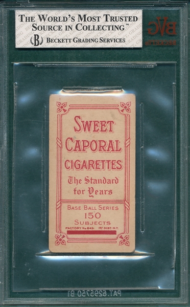 1909-1911 T206 Lajoie Sweet Caporal BVG 3