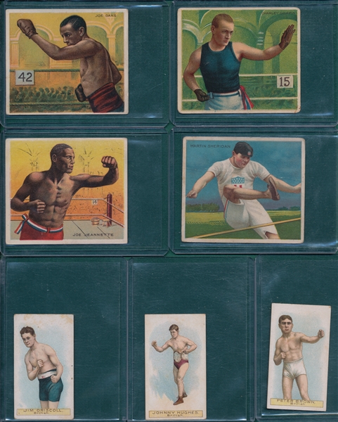 1910s Lot of (18) Boxers & Athletes W/ Joe Gans PSA