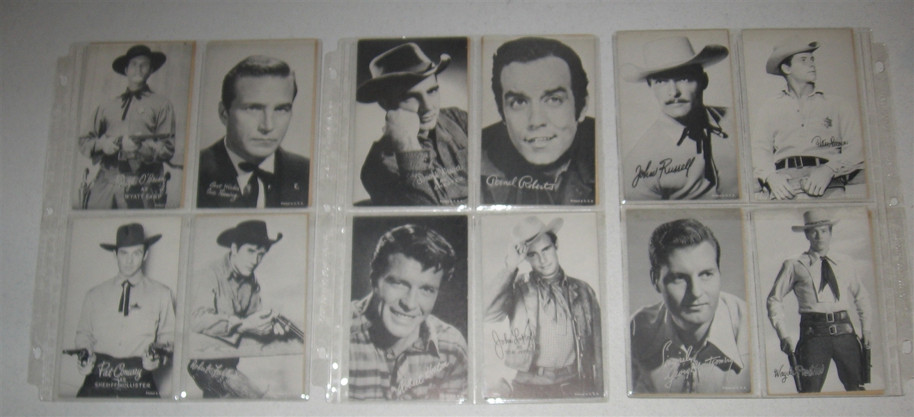 1950s Exhibits Cowboys Lot of (21) W/ Roy Rogers