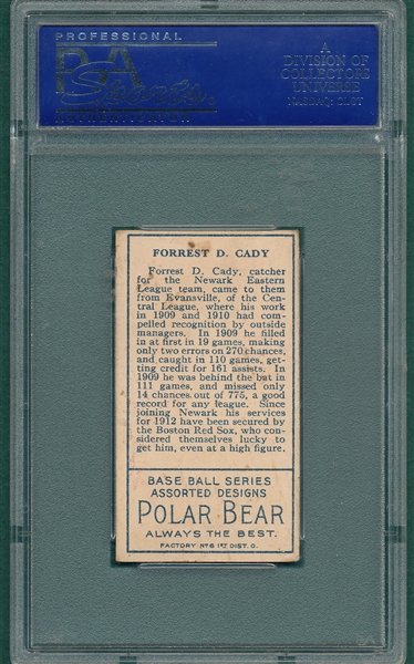 1911 T205 Cady Polar Bear Tobacco PSA 5 *SP*