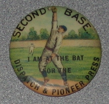 1890s Baseball Position Pinbacks, Second Base
