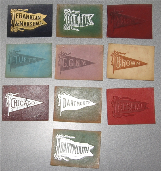 1910s L21 College Leathers Lot of (14)
