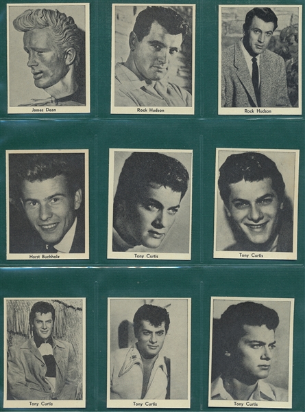 1960 Val Gum VTG Orginal Movie Promotion Cards Lot of (38) W/ Marilyn Monroe (3)