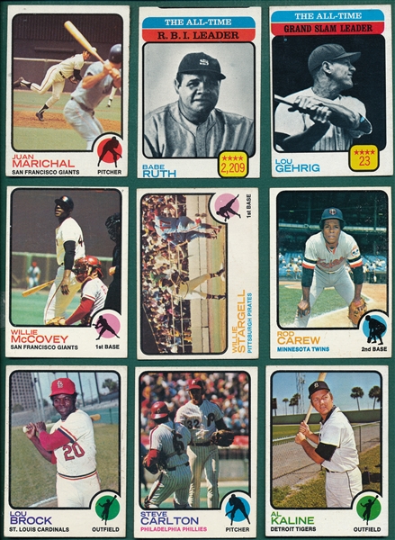 1973 Topps Baseball Partial Set (592/660) *Schmidt Rookie*