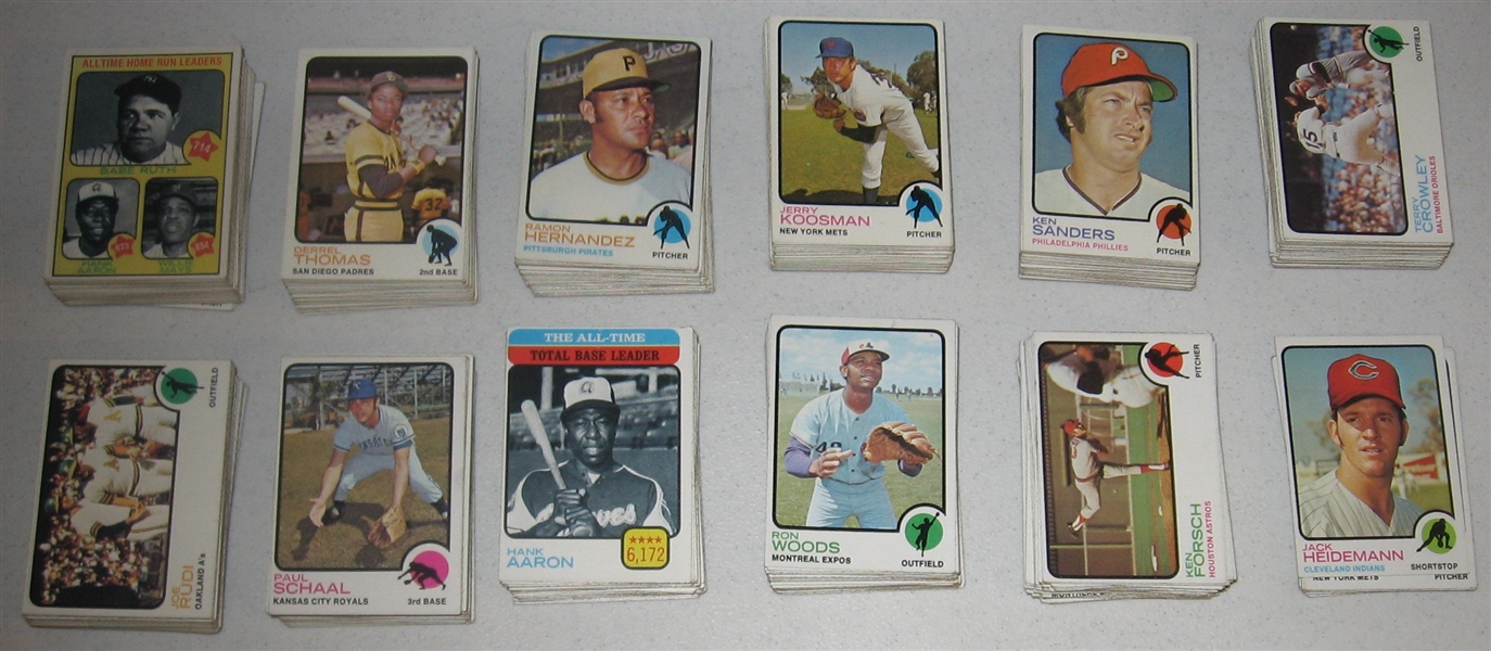 1973 Topps Baseball Partial Set (592/660) *Schmidt Rookie*