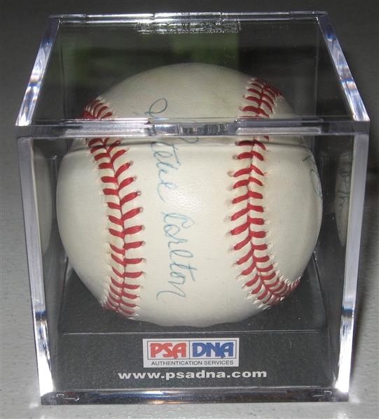 Autographed Baseball W/ Mike Schmidt & Steve Carlton PSA/DNA