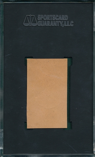 1910 W-UNC Strip Card Oscar Stanage SGC 10