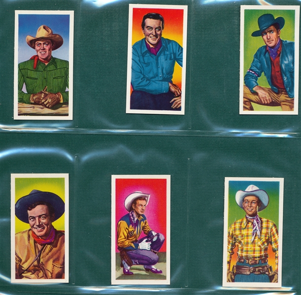 1957 Western Stars Jaycee Tipped Cigarettes Complete Set (24)
