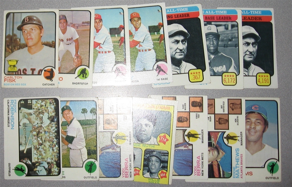 1973 Topps Baseball Lot of (750+) W/ Clemente