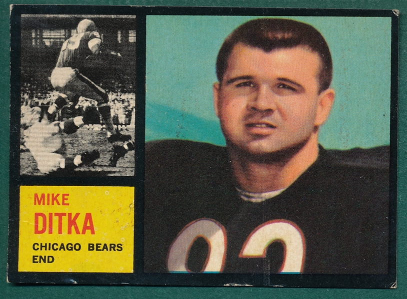 1962 Topps #17 Mike Ditka *Rookie*