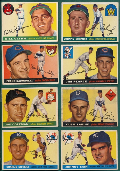 1955 Topps Lot of (42) W/ High Numbers 