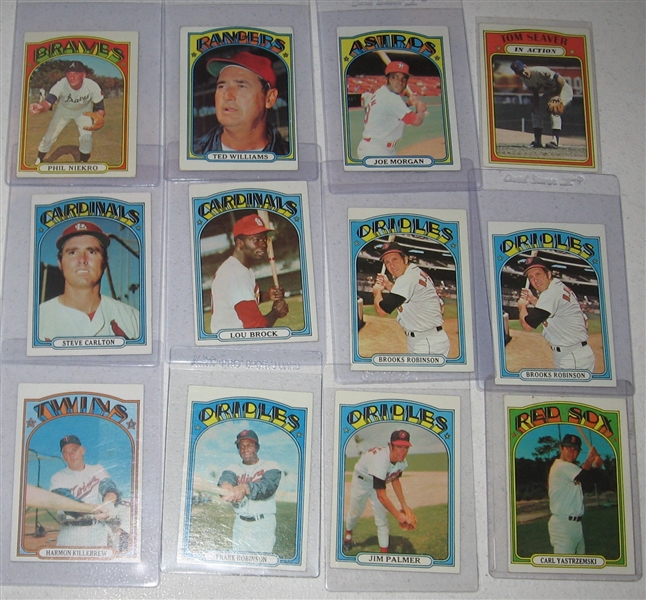 1972 Topps Lot of (135) W/ Mays