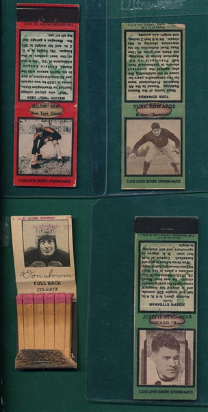 1936-51 Matchbook Football Lot of (10)